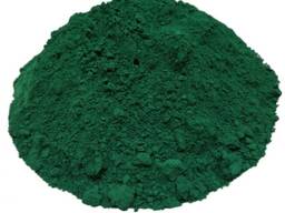 Краситель порошковый органический жирорастворимый зеленый антрахиноновый ТУ 6-14-953-76