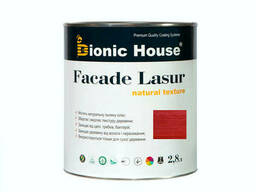 Краска для дерева Facade Lasur Bionic-House 2,8л Вишня А108