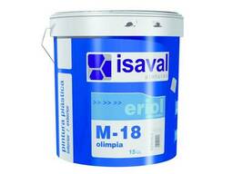 Краска интерьерная Isaval M-18 Олимпия 15л -Супер белый цвет