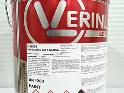 Краска ПУ белая матовая для МДФ и древесины Verinlegno VPK BIANCO 260 (блеск:5,10,25глосс)
