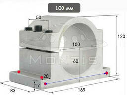 Крепление шпинделя 100 мм (Алюминиевый кронштейн)