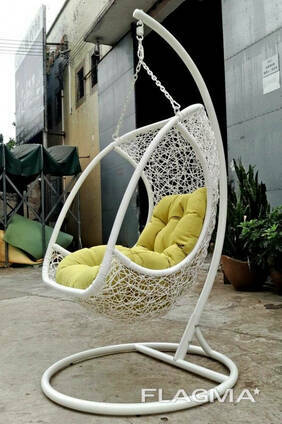 Гамак-кресло подвесное плетёное 60 х 80 см, цвет бежевый
