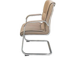Крісло конференційне Аклас Спрінг CH CF Бежевий (PU-бежевий)