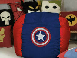 Кресло мешок груша из вселенной Marvel Капитан Америка