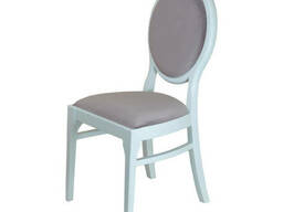 Кресло-стул Оскар Waldberg мягкое в гостиную, кабинет, кафе Бук, до 110 кг, Голубой