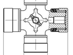 Крестовина карданного вала КамАЗ ЕВРО 53205-2201025-01 (50 на 135 под стопорное кольцо)