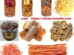 Креветка сушена паприка, сметана-зелень, сир, оригінал, Снек до пива, Рибні снеки