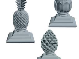 Кришка чотирискатна Артишок 570х400х400 мм