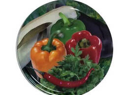 Кришка Твіст-ОФФ 82 мм, ламінована, 20шт, "Овочі, фрукти"