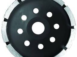 Круг алмазный сегментный шлифовальный (чашечный, 1 ряд) Ø180×5.0×22.2мм, 8500об/мин. ..