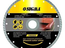 Круг отрезной алмазный "Турбо" Ø180×2.2×22.2мм, 8000об/мин Sigma (1922251)