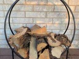 Кругла підлогова дровниця в стилі LOFT від виробника в Україні