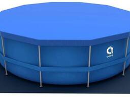 Круглий каркасний басейн Avenli (450 x 122 см) для дорослих і дітей, комплектація 18в1...
