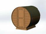 Круглый киоск- бочка 2,4 х 2,4 м - фото 2