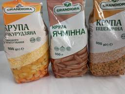 Крупа фасовка по 0,8 кг кукурузная, ячка, пшеничка
