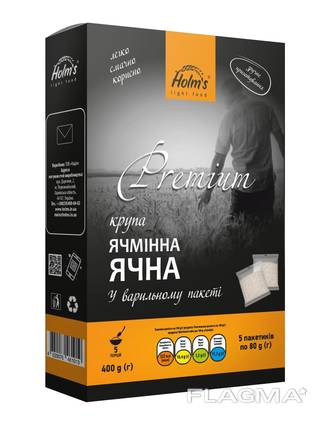 Крупа ячмінна перлова - варільний пакет, 400г
