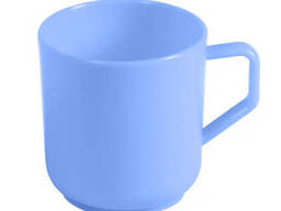 Кружка чашка пластиковая 400 мл Голубой