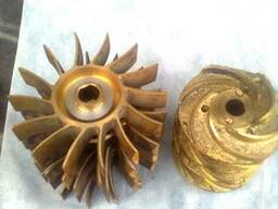 Крыльчатки для насосов двигателей ряда 6ч12/14 и 4ч10,5/13