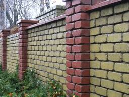 Кришка двоскатна (зрізана) 500х500 бордовий