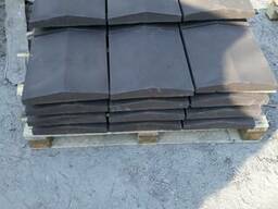 Крышка забора бетонная, парапет 480*630мм. любой цвет