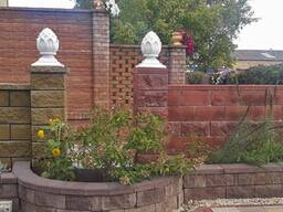 Кришка на стовп Артишок білий для паркана