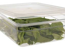 Крышка плоская из прозрачного поликарбоната для гастроемкости Cambro GN 1/1 (530х325...