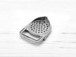 Крышка - сито для слива жидкости из банки алюминиевая литая RS-160 - фото 2