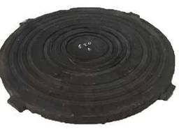 Крышка среднего люка полимерпещаного чёрная Д-645 (В125)