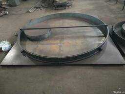 Крышки люка с поддоном или без