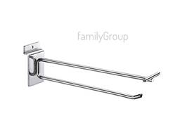 Крючок хромированный с ценником