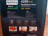 Кухонный комбайн мясорубка измельчитель миксер Rainberg RB 8080 металлический 3 в 1. ..
