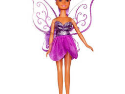Кукла DEFA Bambi фея, с крыльями, 21 см (Фиолетовая) (8317-1(Violet))