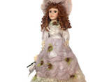 Кукла фарфоровая в старинном платье сувенирная коллекционная Шарлотта Vintage Doll SK15940 - фото 2