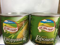 Кукурудза цукрова консервована