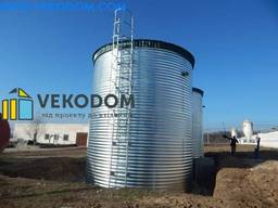 Стальной пожарный резервуар 150 м3 модульная емкость вода