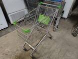 Купівельні візки бу, візок для покупця б у, торгові візки б у, візок для супермаркету - фото 2