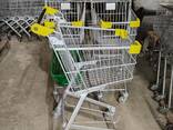 Купівельні візки бу, візок для покупця б у, торгові візки під кошики б у, візок два яруси - фото 8