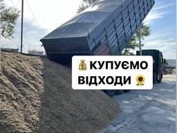 Купуємо відходи соняшнику / сої / кукурудзи / кислотне насіння лушпиння соняшникове