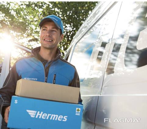 Курьер по доставке посилок Hermes в Германии