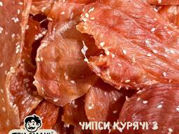 Курячі чіпси з кунжутом ТМ Три Смаки