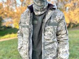 Куртка бушлат зимняя военная ВСУ пиксель. Куртка для военных мужская. Размер 50