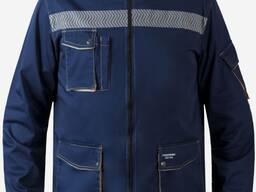 Куртка рабочая сине-бежевого цвета