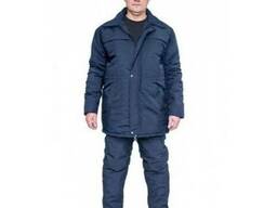 Куртка рабочая утепленная Менг, удлиненная, с капюшоном