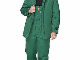 Куртка рабочая утеплённая "Виват" зелёная