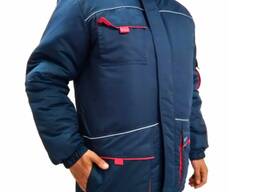 Куртка робоча утеплена, колір синій