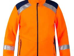 Куртка сигнальная флисовая FLASH оранжевая