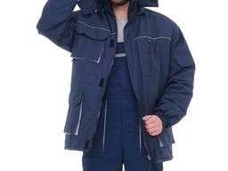 Куртка утепленная TESLA ( флисовая подкладка ) с капюшоном