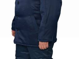 Куртка ватная тк. Дефенса, т-синяя