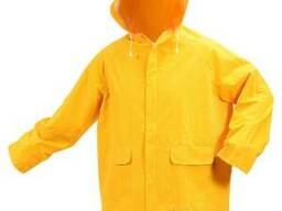 Куртка з капюшоном водонепроникна Vorel жовта, розмір XXL