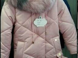Куртка зимняя детская для девочки 122-146р